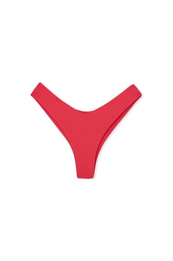 Brazilian High Leg Bikini Bottom;${refinementColor}