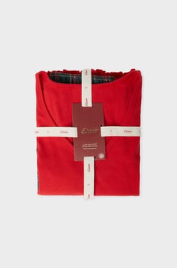 2-Piece Cotton Pajama Set;${refinementColor}