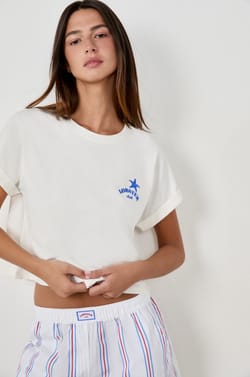 T-shirt de pyjama en coton;${refinementColor}