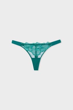 Tanga de encaje;${refinementColor}