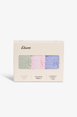 Pack of 3 Pointelle Briefs;${refinementColor}