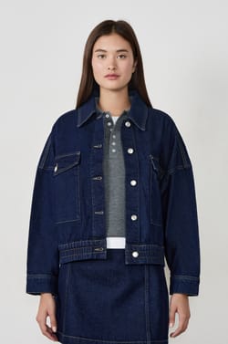 Veste en jean;${refinementColor}