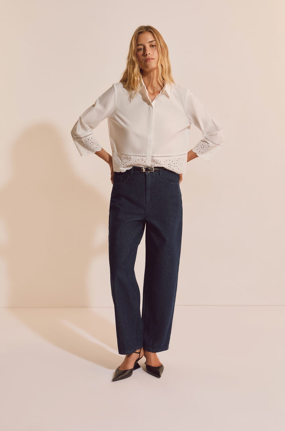 Jean en coton;${refinementColor}