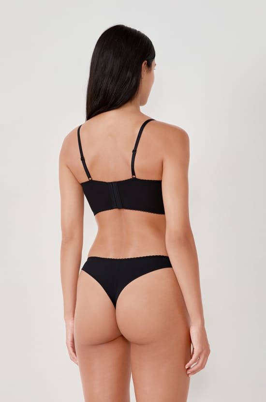 Soutien-gorge bustier à imprimés;${refinementColor}