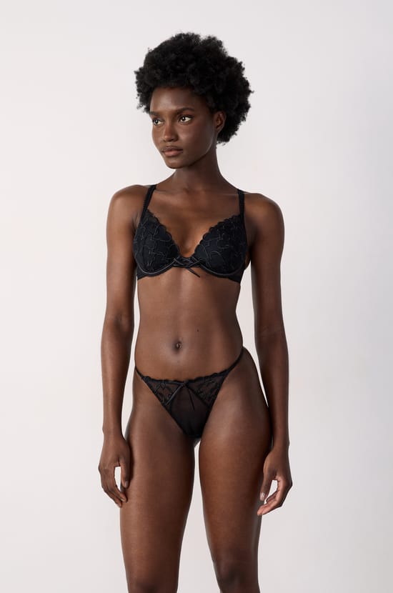 Bra No. 2 - Plunging Push-Up;${refinementColor}