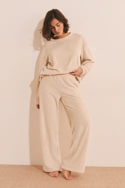 Pantalon de pyjama large;${refinementColor}