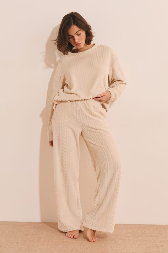 Pantalon de pyjama large;${refinementColor}