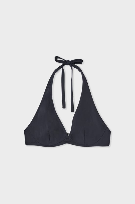 Underwired Triangle Bikini Top;${refinementColor}