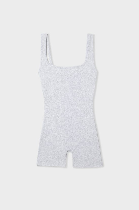 Gerippter Baumwoll-Jumpsuit;${refinementColor}