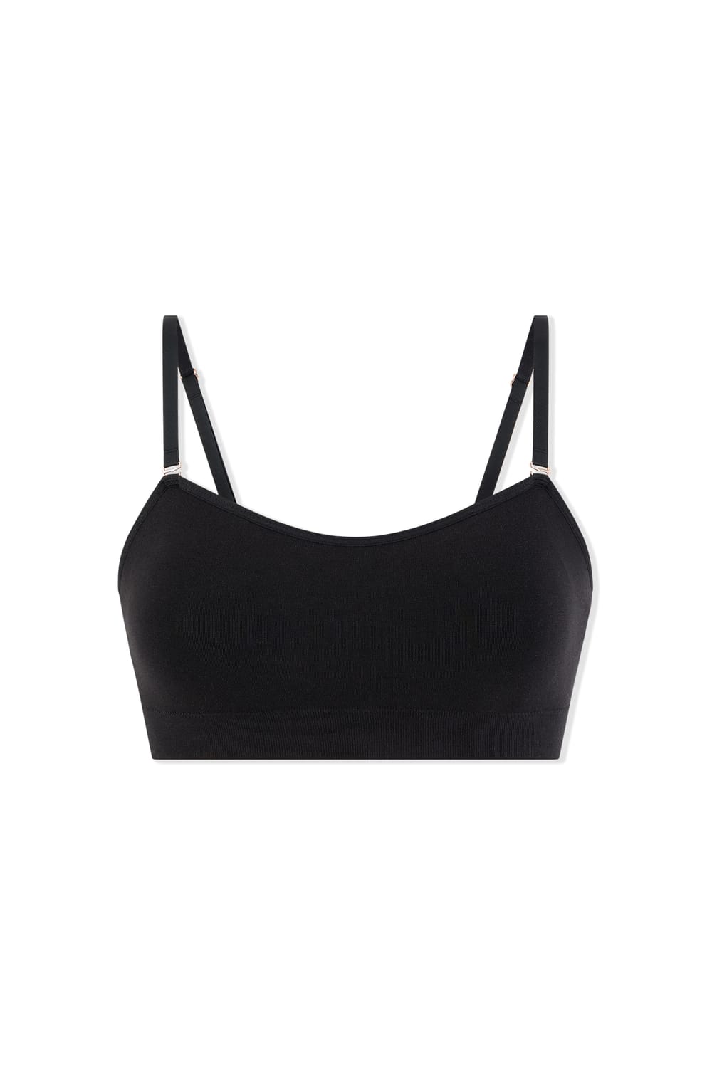 Strapless Bra with Removable Straps in Cotton;${refinementColor}
