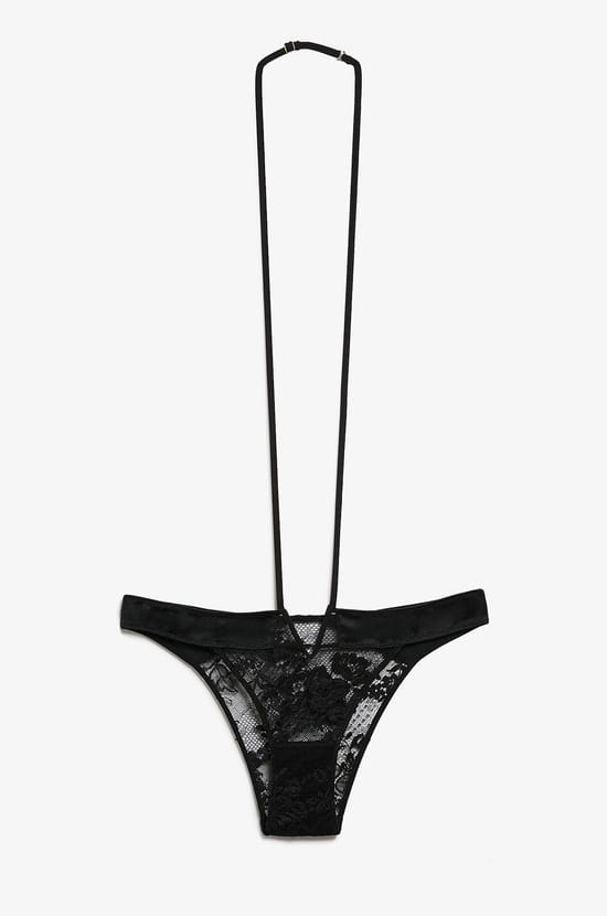 Tanga Choker aus französischer Spitze;${refinementColor}