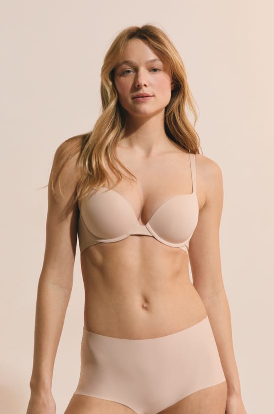 Soutien-gorge N.2 - Le push up plongeant en microfibre;${refinementColor}
