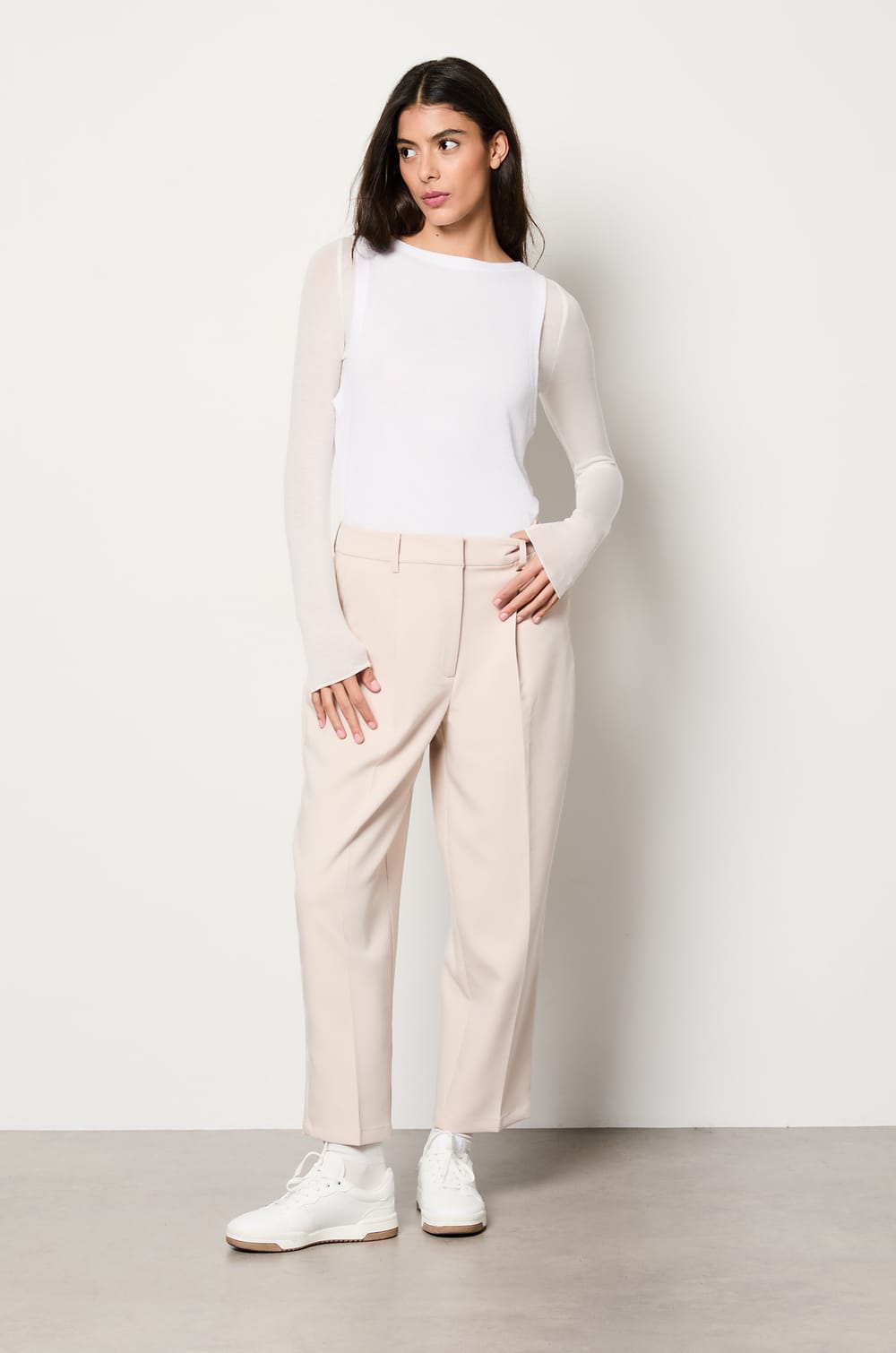 Straight Leg Pants;${refinementColor}