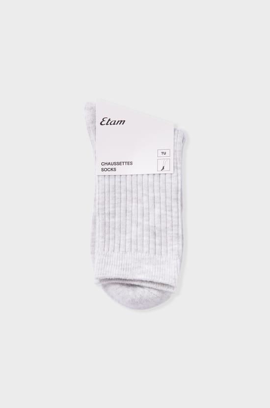 Chaussettes effet côtelé;${refinementColor}