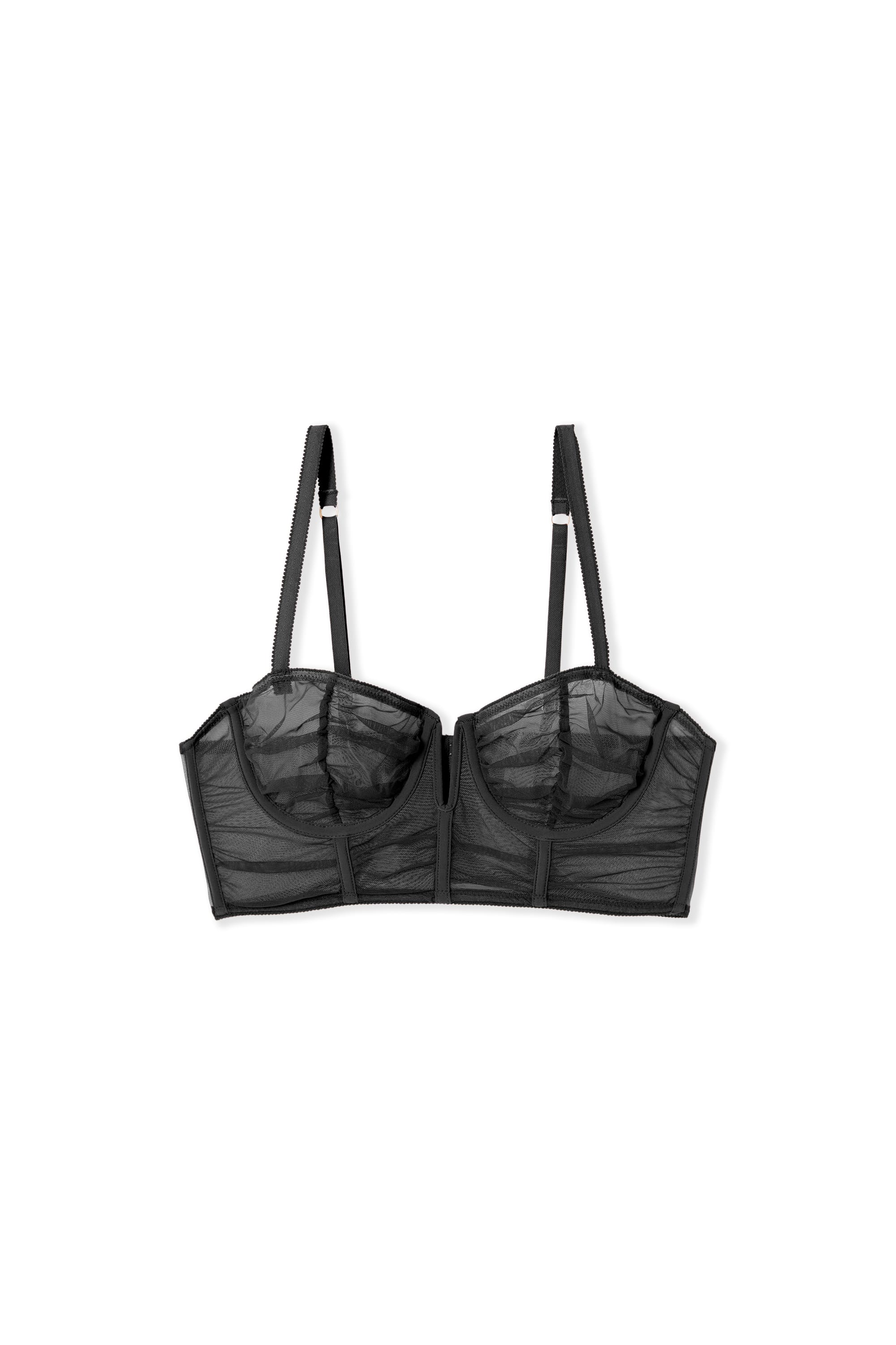 Bra N.9 - Bustier in Tulle - SYMBIOSE - NOIR - ETAM