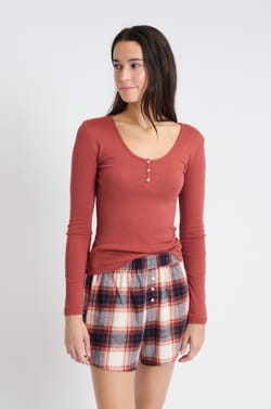 Tshirt de pyjama manches longues;${refinementColor}