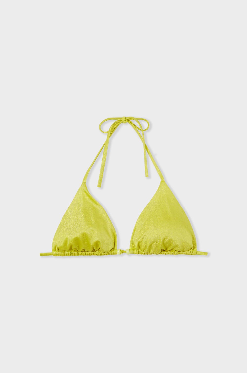 Triangle Pearl Detail Bikini Top;${refinementColor}