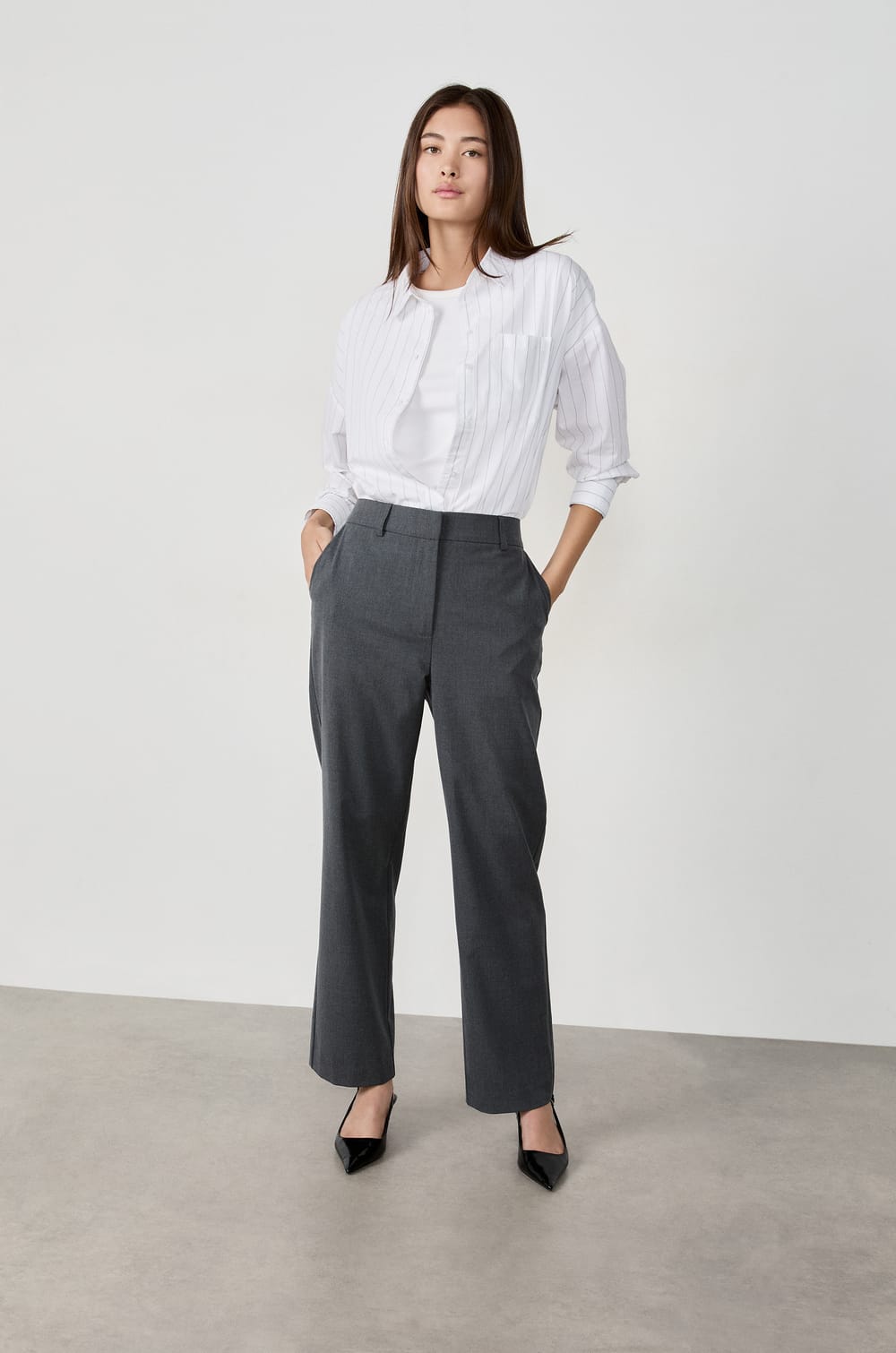 Pantalon droit;${refinementColor}
