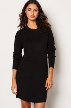 Short Knitted Dress;${refinementColor}