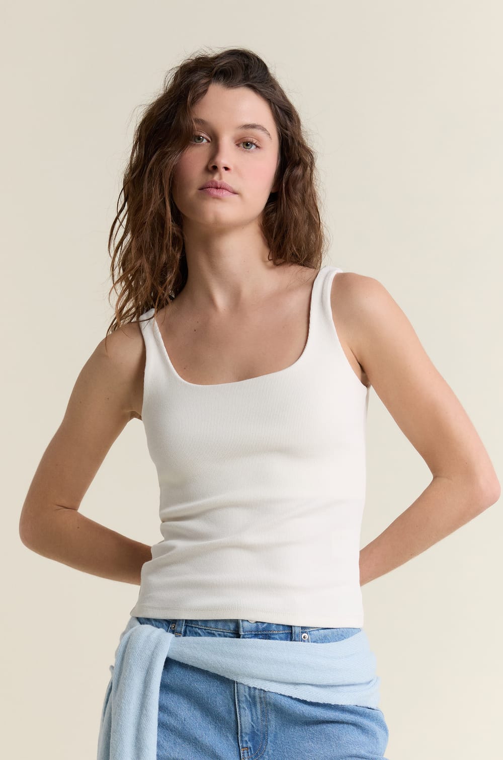 D&eacute;bardeur en coton;${refinementColor}