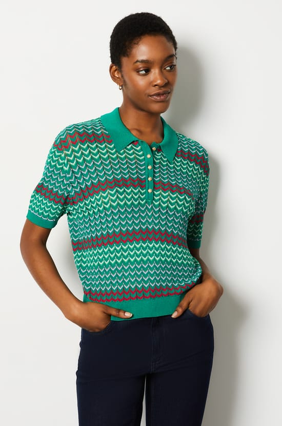 Short-sleeved Polo;${refinementColor}