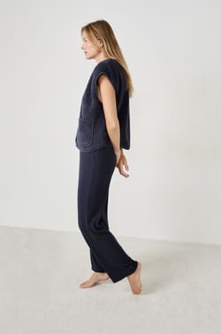 Gilet sans manches effet polaire;${refinementColor}