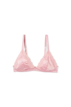 Soutien-gorge triangle satin&eacute;;${refinementColor}