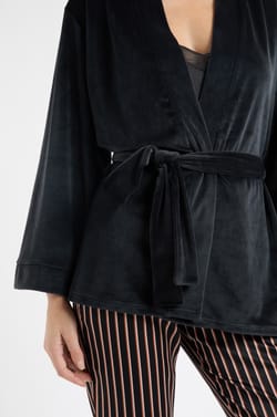 3-teiliges Satin-Pyjama-Set;${refinementColor}