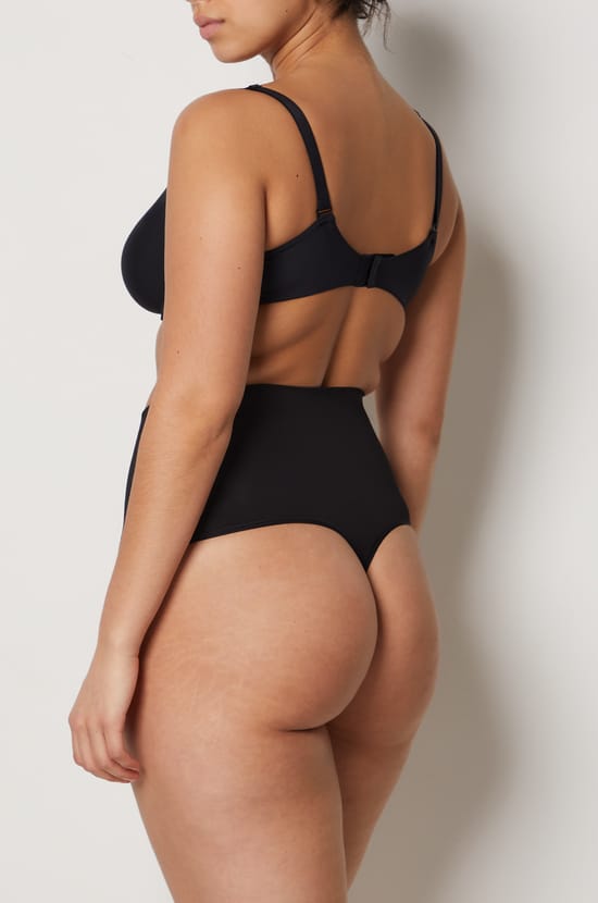 High-Waist Shaping Thong - Medium Support;${refinementColor}