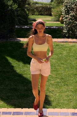 Short de pyjama avec coton;${refinementColor}