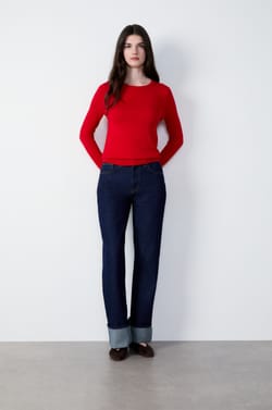 Crew Neck Sweater;${refinementColor}