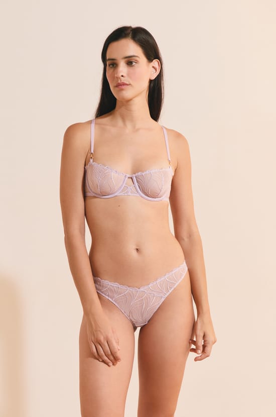 Soutien-gorge N.9 - Balconnet en broderie florale;${refinementColor}