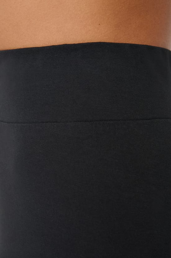 Legging uni en coton;${refinementColor}