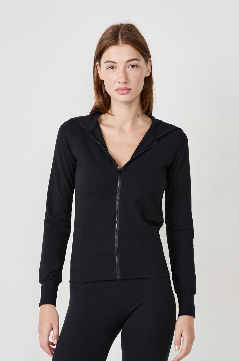 NOT US - Sweat zippé à capuche en coton;${refinementColor}