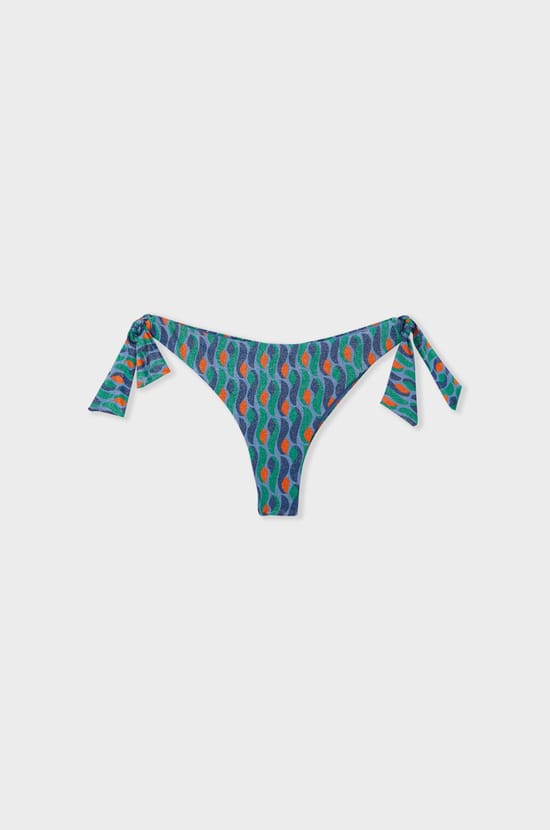 Brazilian tie-side glittery bikini bottom;${refinementColor}