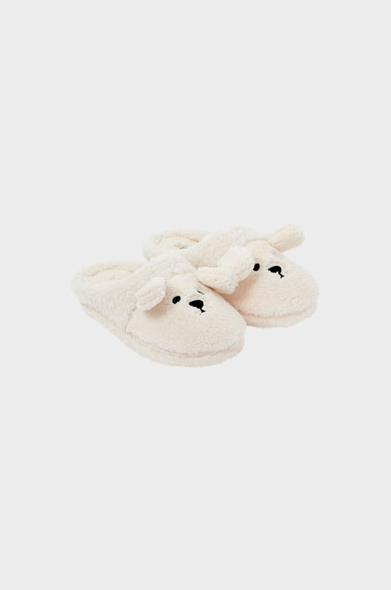 Faux Fur Mules;${refinementColor}