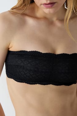 Lace Strapless Bra;${refinementColor}