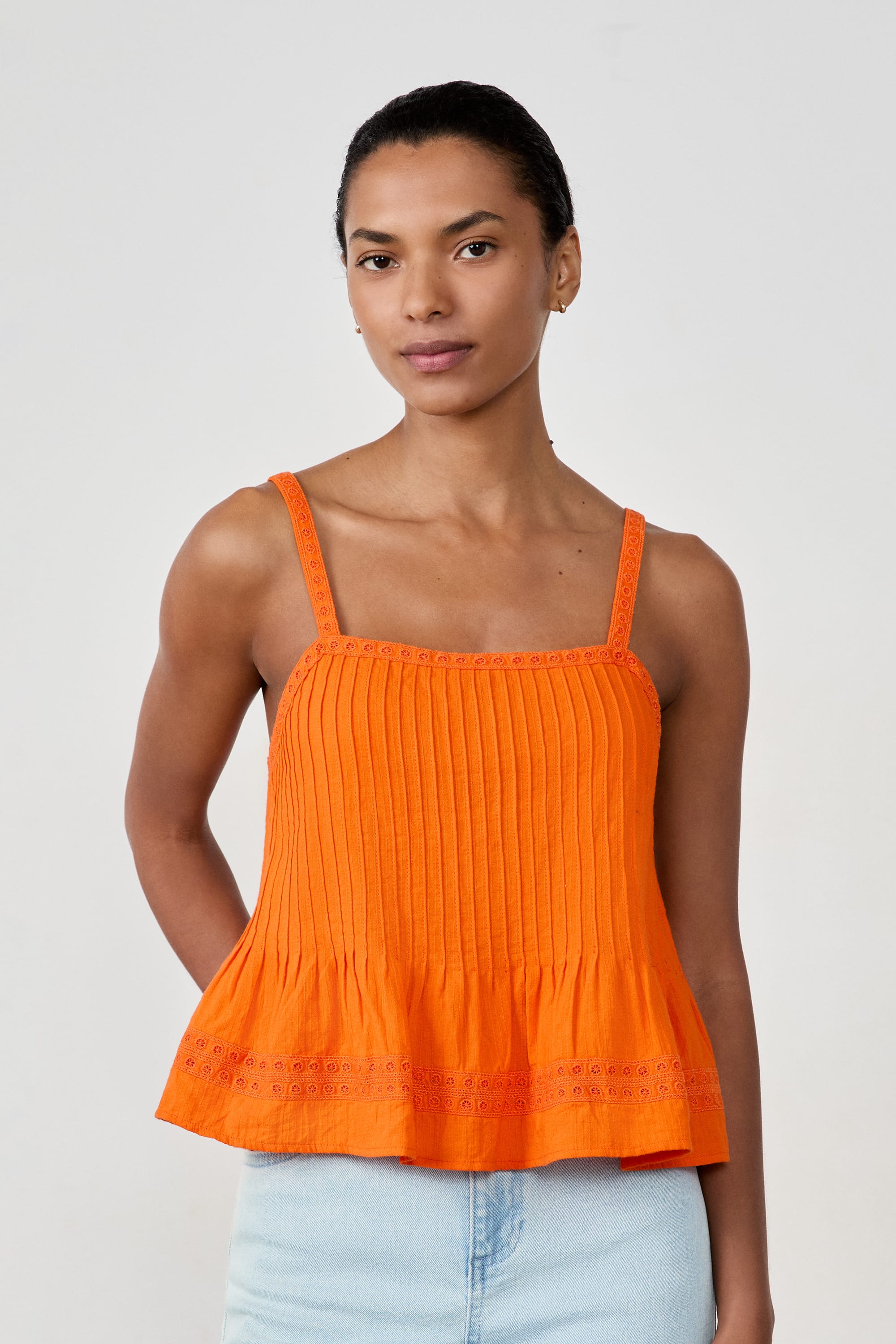 Cotton Tank Top - ALICE BROD - ABRICOT - ETAM