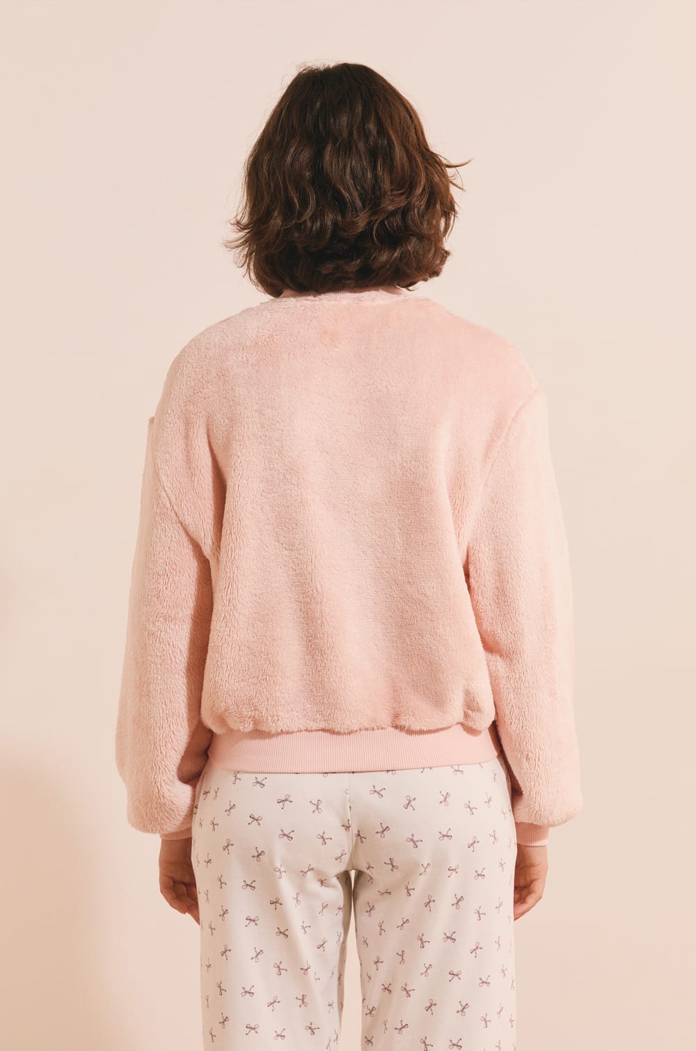 Sweatshirt avec noeuds;${refinementColor}