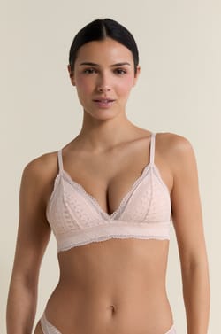 Bra n&ordm;8: Triangular sin aros de encaje;${refinementColor}