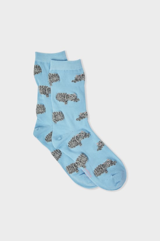 Chaussettes à motifs chats Coucou Suzette;${refinementColor}