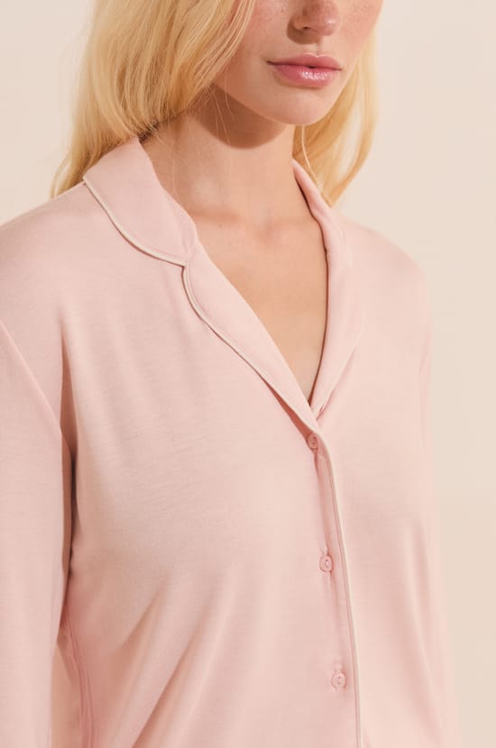 2-delige pyjamaset met lange mouwen;${refinementColor}