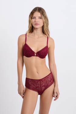 Shorty en dentelle irisée;${refinementColor}