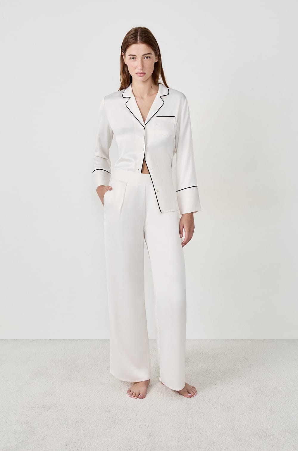 NOT US - Pantalon de pyjama satiné;${refinementColor}