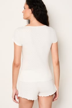 Short Sleeve Pyjama T-Shirt;${refinementColor}