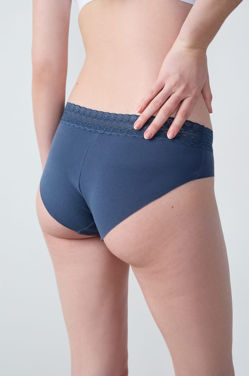 Shorty en coton couture arrière;${refinementColor}