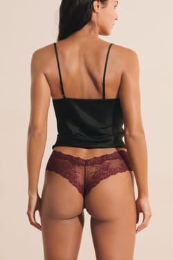 Shorty en dentelle;${refinementColor}