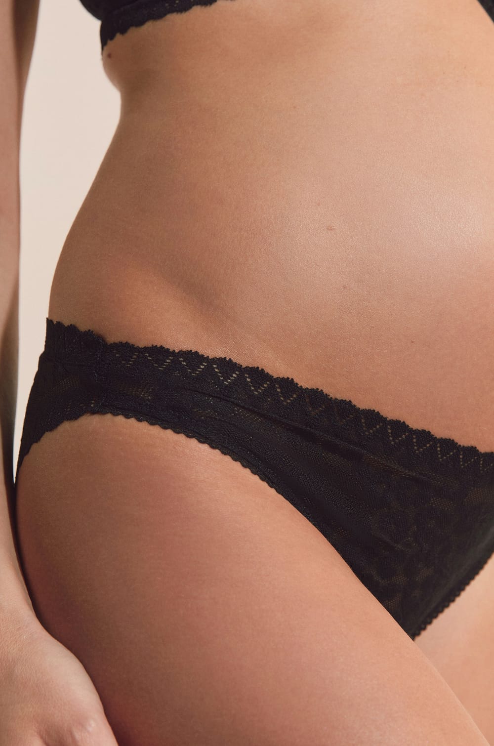 Cotton and Lace Brief;${refinementColor}