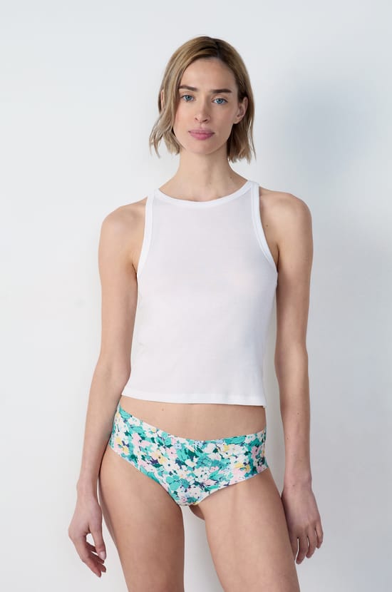 Hipster en microfibre sans coutures imprimé;${refinementColor}