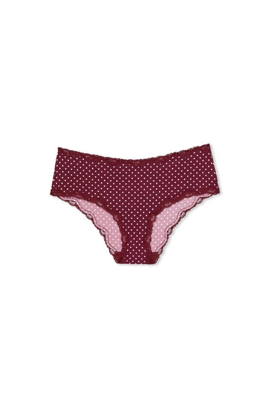Shorty avec d&eacute;tails dentelle;${refinementColor}